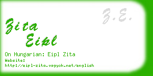 zita eipl business card